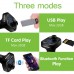 Bluetooth FM-Transmitter, 2 USB Autolader Draadloze in-Car-muziek-Adapter muziekspeler Handsfree car kit met USB Disk/SD kaart en 3,5 mm AUX jack voor smartphone